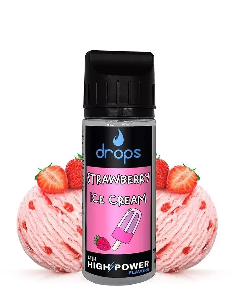 Líquidos 5 Strawberry Ice Cream eliquido 100ml de Drops